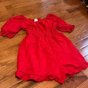 A red romper